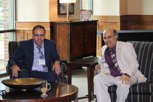 A. Bouras (IFIP WG5.1 Chair) and K. Ramani (Keynote Speaker)